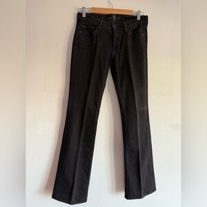 7 FOR ALL MANKIND boot cut jeans, size 28